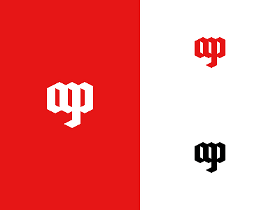 Personal logo monogram a + p