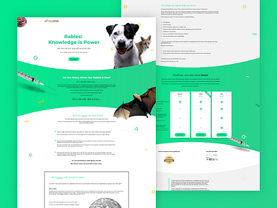 Vital Animal sales page - online course course css green html javascript landing page pets sales page veterinary website
