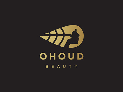 OHOUD logo beauty brand business company crest hair identity logo mark monogram shape symbol