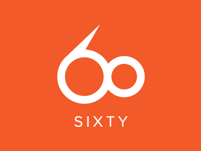 Sixty logo brand business company corporate crest identity logo mark monogram shape symbol typo