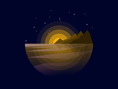 sunset logo design film logo music sketch vector