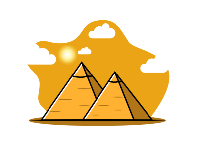 piramid logo illustration