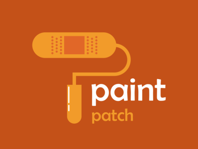 paint patch logo coffee design film illustration logo music sketch vector