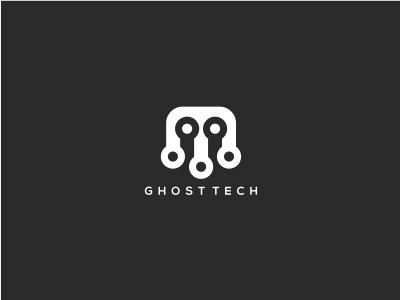 Ghost Tech ghost logo tech