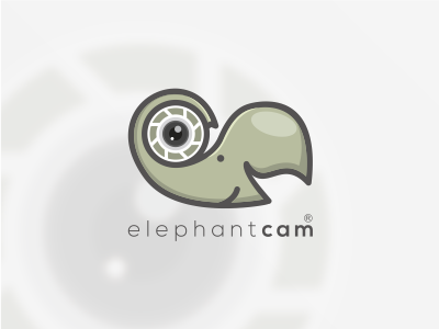 Elephant Cam cam design elephant logo