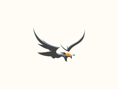 Klelap design eagle logo sketch vector