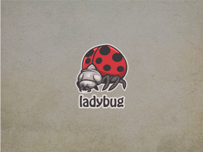 Ladybug design ladybug logo sketch vector