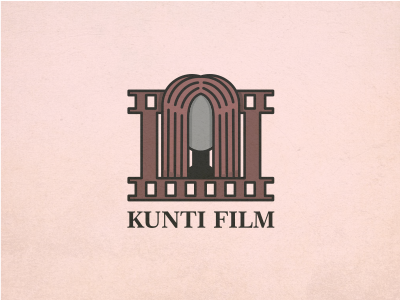 Kunti Film design film kunti logo sketch vector