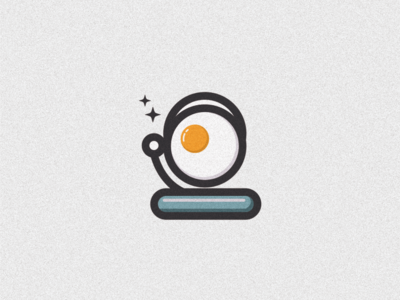 Bell Egg coffee design logo music sketch vector