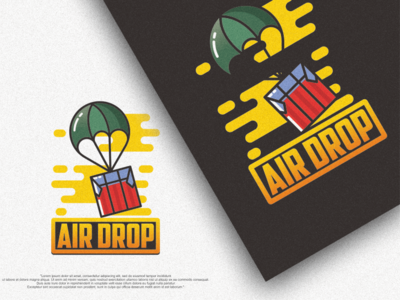 Air Drop coffee design icon illustration logo music sketch vector