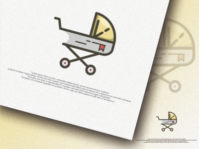 Book Baby Trolley baby branding coffee cream cute design film fly icon illustration logo man monster music pencil sketch typography vector