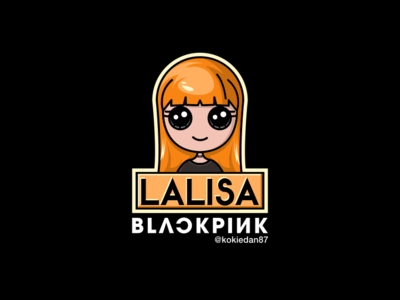 Lisa Blackpink bird design illustration logo music sketch vector