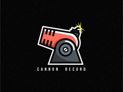 Record Cannon coffee design film icon illustration logo music sketch vector