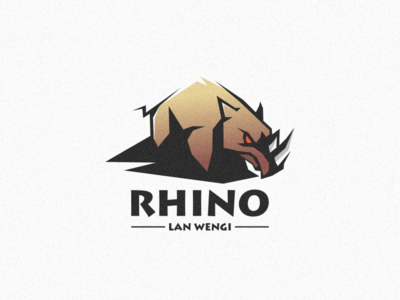 Rhino Lan Wengi baby bird branding coffee cream design film fish icon illustration logo man music pencil sketch vector