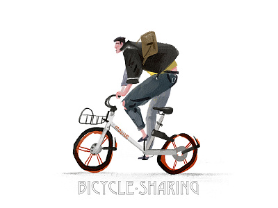 BICYCLE·SHARING illustration