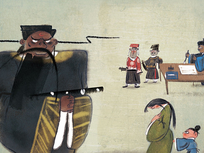 Bao Zheng animation characters childrens books design illustration