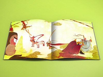 Journey to the West animation characters childrens books illustration