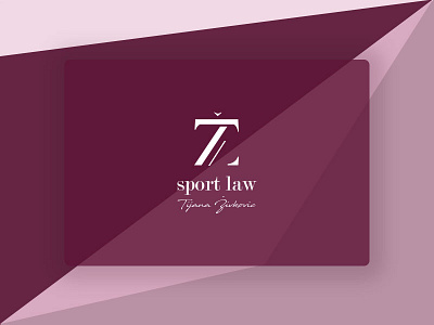 Sport Law clean design law logo sport typography vector