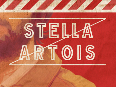 Stella Artois Concept advertisement font graphic design stella typography