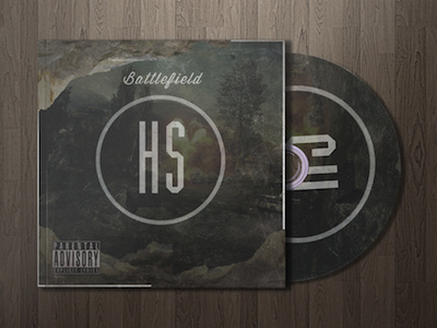 HS - Battlefielld (Album Art) album art circle graphic design typography