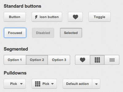 YouTube 2011 redesign - Standard buttons