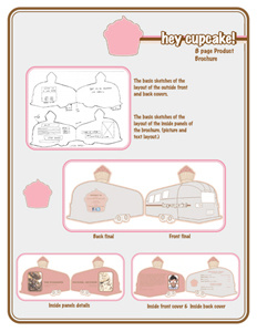 Heycupcake brochure illustrator