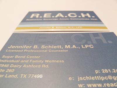 REACH Family Business Cards