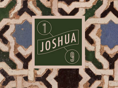 Joshua 1:9 bible design graphic posters prints type faith typography verse yummy custard