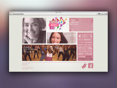Chester Women's Aid Website chester chester womens aid design digital online website widescreen window womens