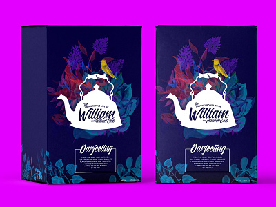 William and Teatime Club brand concept creative design designer label packaging tea