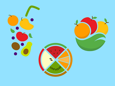 Dribbble branding concepts creative design fruits graphics logo