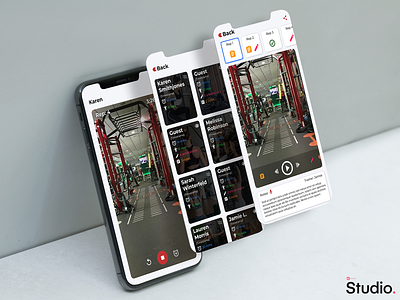 Fitness App app crossfit design fitness invisionstudio mobile mockup personal trainer ui ux