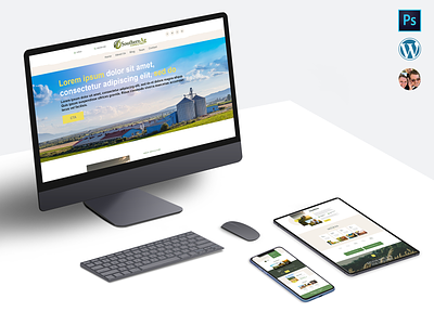 Rebrand & Website Redesign design mockup photoshop ui web web design web site webdeisgn wordpress
