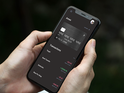 Credit Card App app banking credit card design finance mobile mockup ui ux