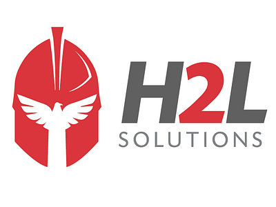 H2L Solutions defense company identity logo design