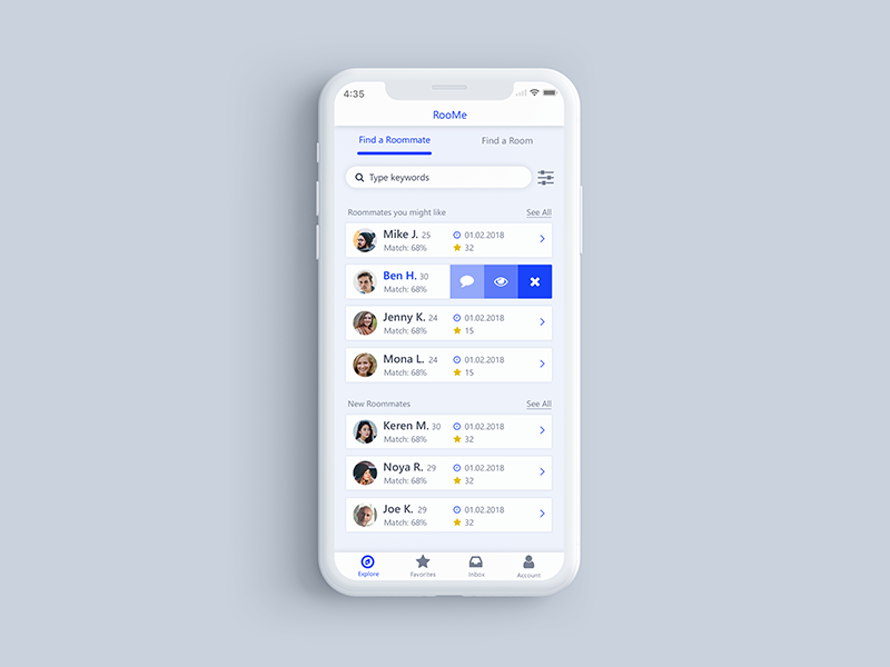 RooMee App