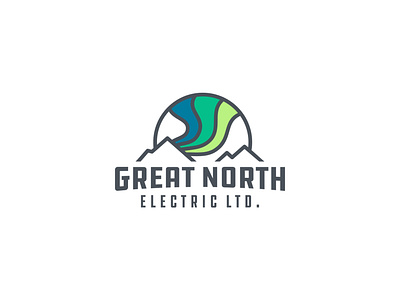 Great North Electric - Practice Logo branding design graphic design icon logo logo design logo designer minimal typography vector