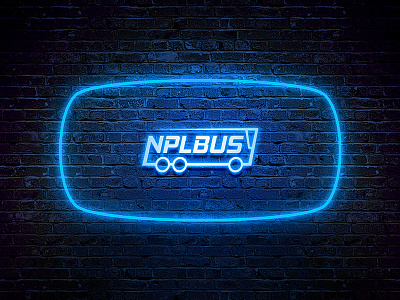 NPLBUS logo app design brand design bus bus stop graphic design graphics icon login night design shopping design sign in web design