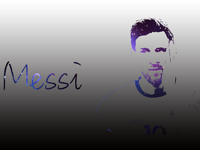 a banner lionel messi