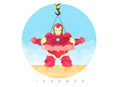Ironman design flash illustrations illustrator ironman marvel superhero