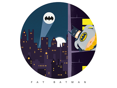Fat Batman batman dc dccomics design flash graphic illustration illustrations superhero