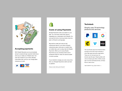 Shopify Mobile UI Elements concept dailyui helvetica illustrations mobile mobile design mockup shopify ui ui design uidesign
