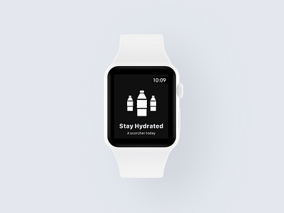 Weather Smartwatch App Concept apple watch clean concept design digital design icon interface minimal mobile product design smart watch screen smartwatch ui ux watch watch app watch screen wearables weather