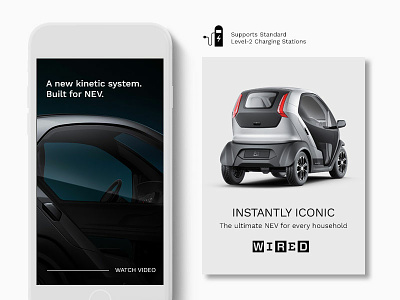 Mobile Design Elements for Electric Vehicle