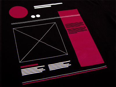 NATRI - wireframe - black t-shirt