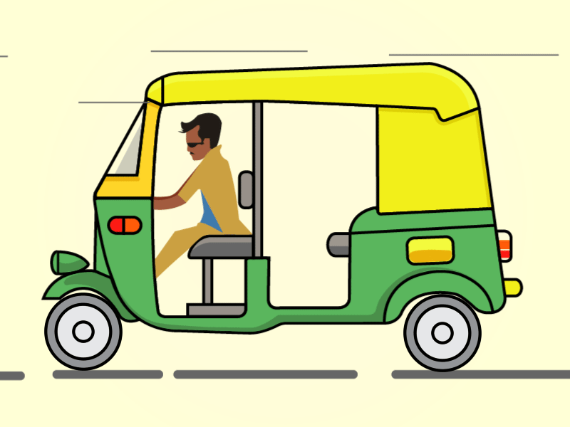 Rajinikanth_Baashha actor adobeillustator after effect aftereffect animation bangalore cab cab booking chennai driver app illuatration motion animation ola rajinikanth superstar tamilnadu taxi taxi driver transport uber