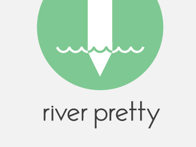 River Pretty branding logo