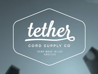 Tether Cord Supply Co. branding identity logo