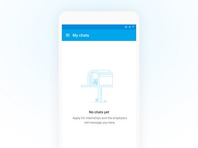 No chats | Internshala app