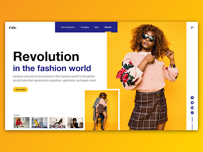 Fashion Agency Landing Page